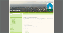 Desktop Screenshot of ajkarendekert.hu